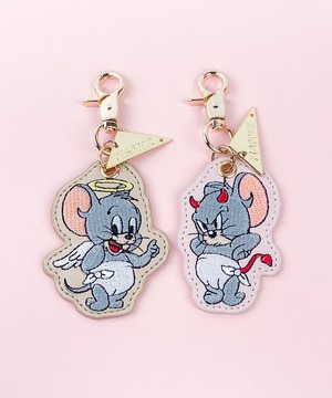 F258057_TOM and JERRY×Flapper タフィー天使と悪魔刺繍チャーム