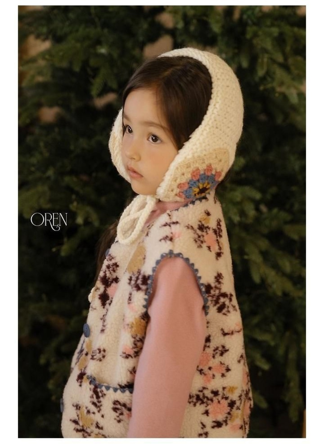 オーレン / oren / 手編み風ニットヘアバンド / 韓国子供服 / キッズ / 26winter〖取寄〗*FREE*