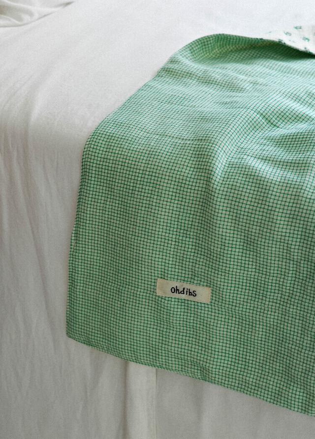 〈 予約アイテム 〉OHDIBS / Grandma Blanket _ green
