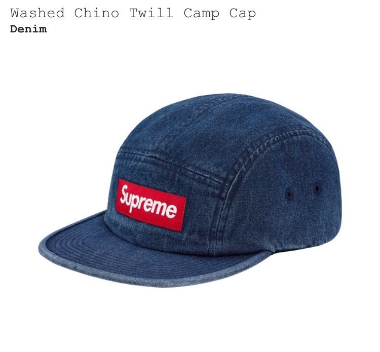 18ss supreme camp cap