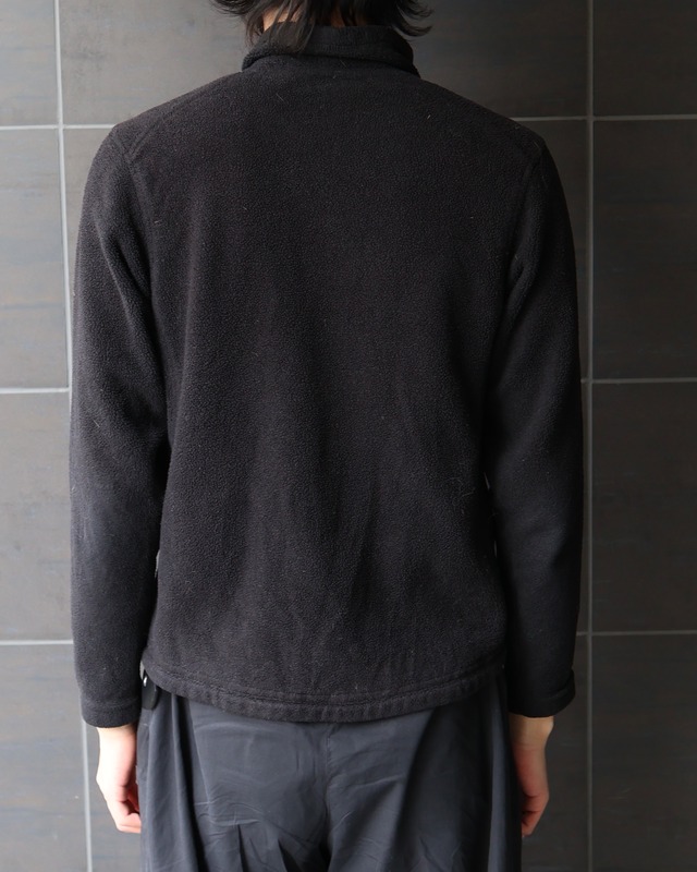 Short length fleece zip blouson
