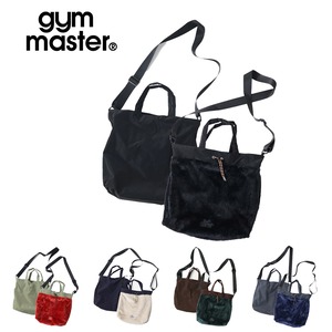 gym master ジムマスター リバーシブルボア×リップストップショルダーバッグ メンズ レディース 4WAY トートバッグ 巾着 カジュアル アウトドア G821702