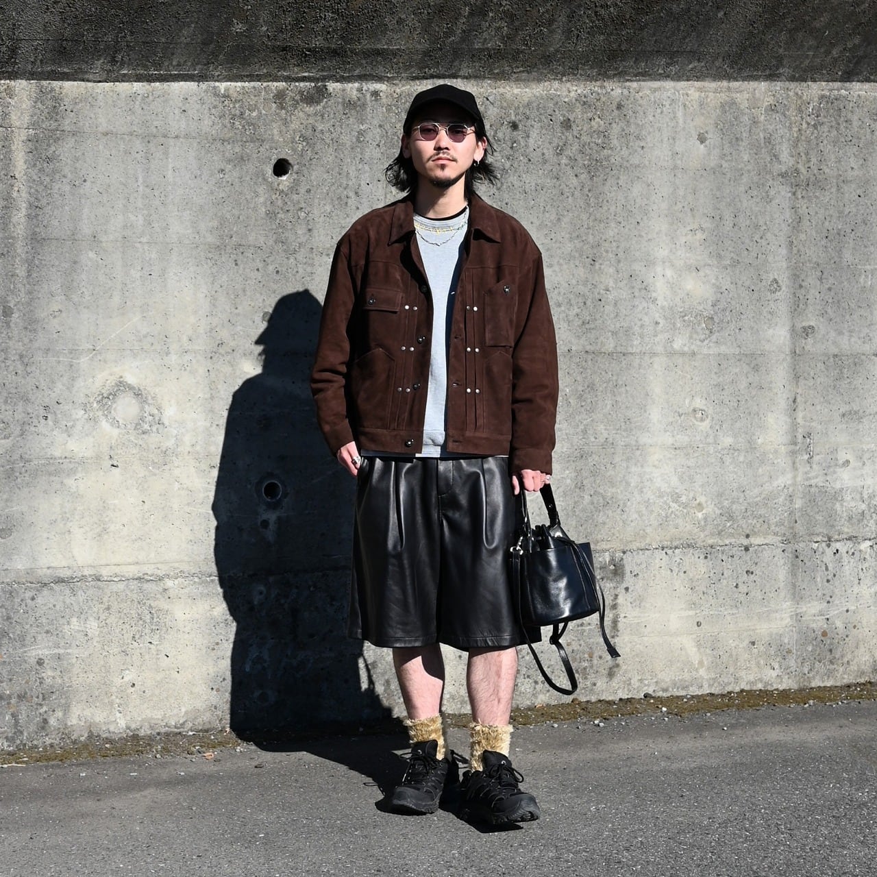CCU 26SS レザートラッカージャケット CCU(シーシーユー)TRUCKER JACKET26SS新作コーディネート | GANKO