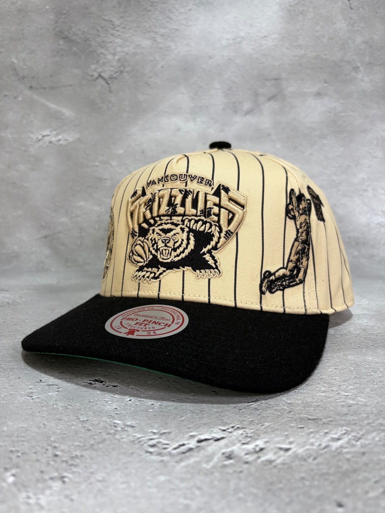 Mitchell&Ness/ミッチェルアンドネス NBA バンクーバー・グリズリーズ キャップ クリーム