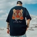 バックタイガーモチーフルーズフォルムTシャツ 3col A00061