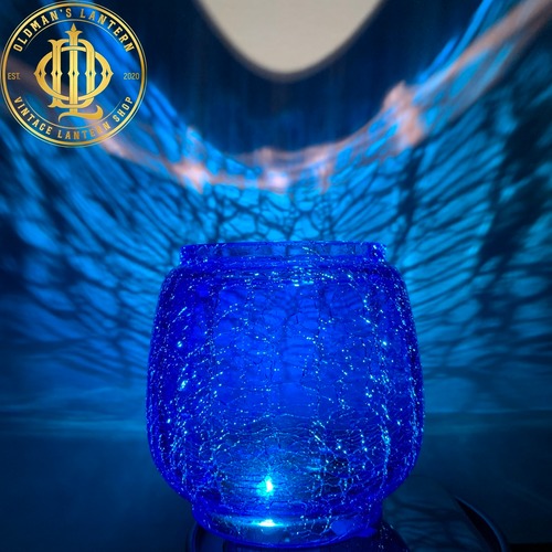 【限定】クラックグラス blue Feuerhand ホヤ 275 276 デイツ