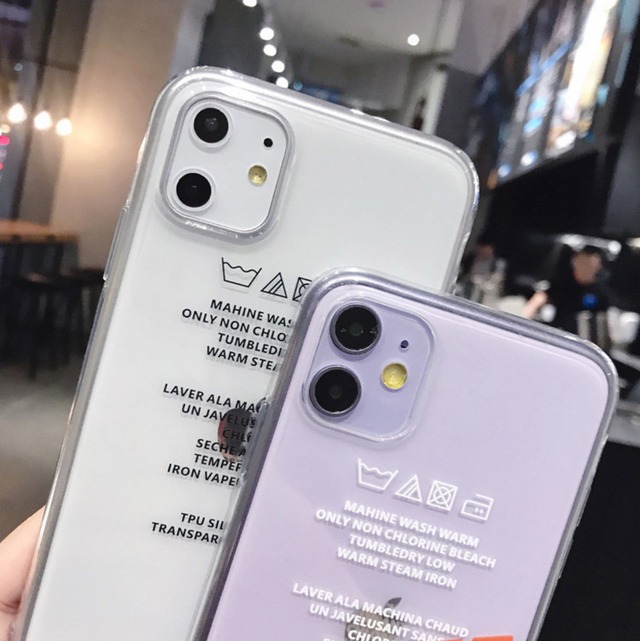 ランドリーシンボルロゴスマホケース ND-14094
