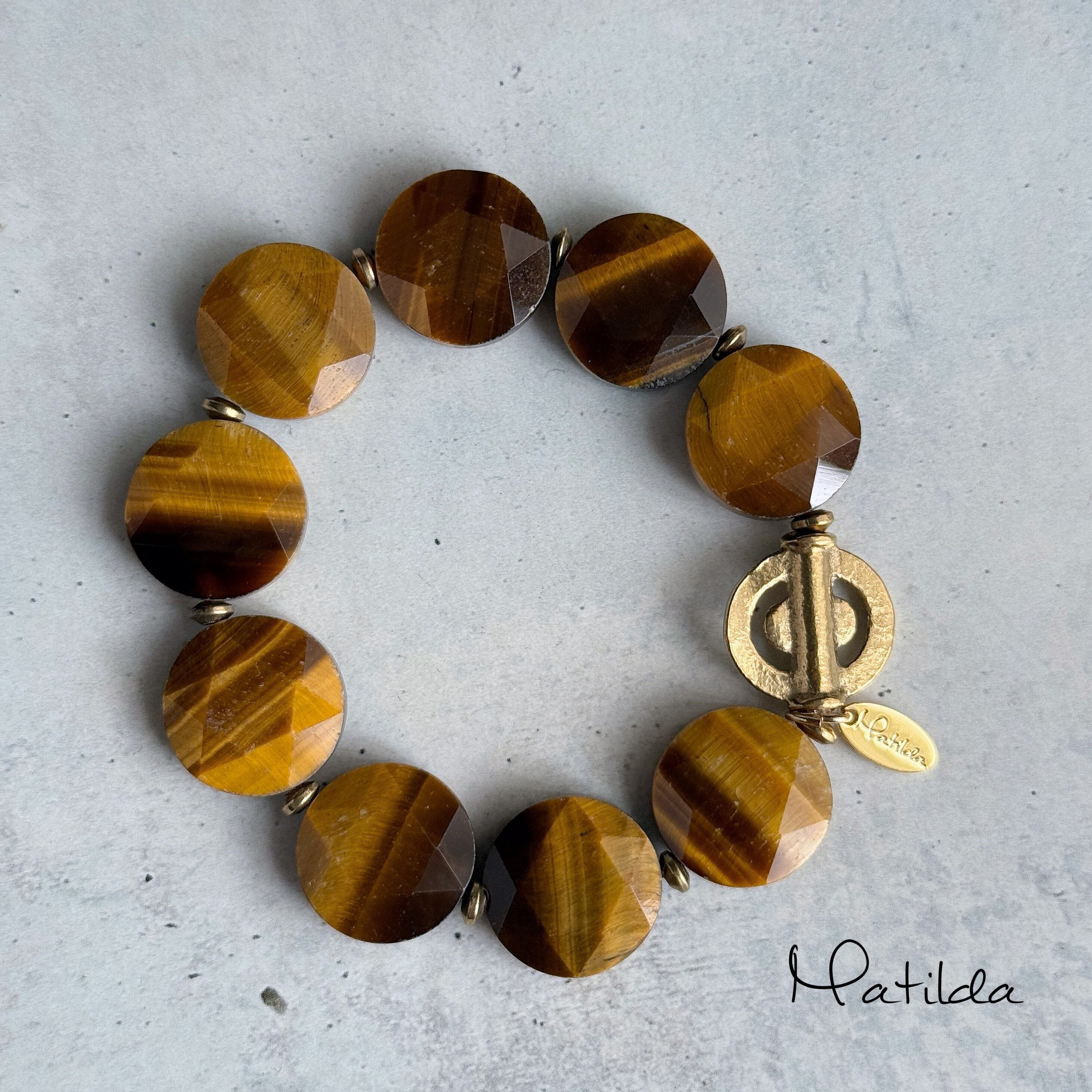 tumble bracelet(タイガーアイ)