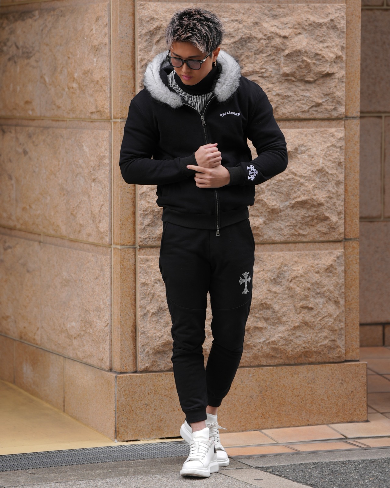 BELINDA FUR ZIP HOODIE【BB25023】