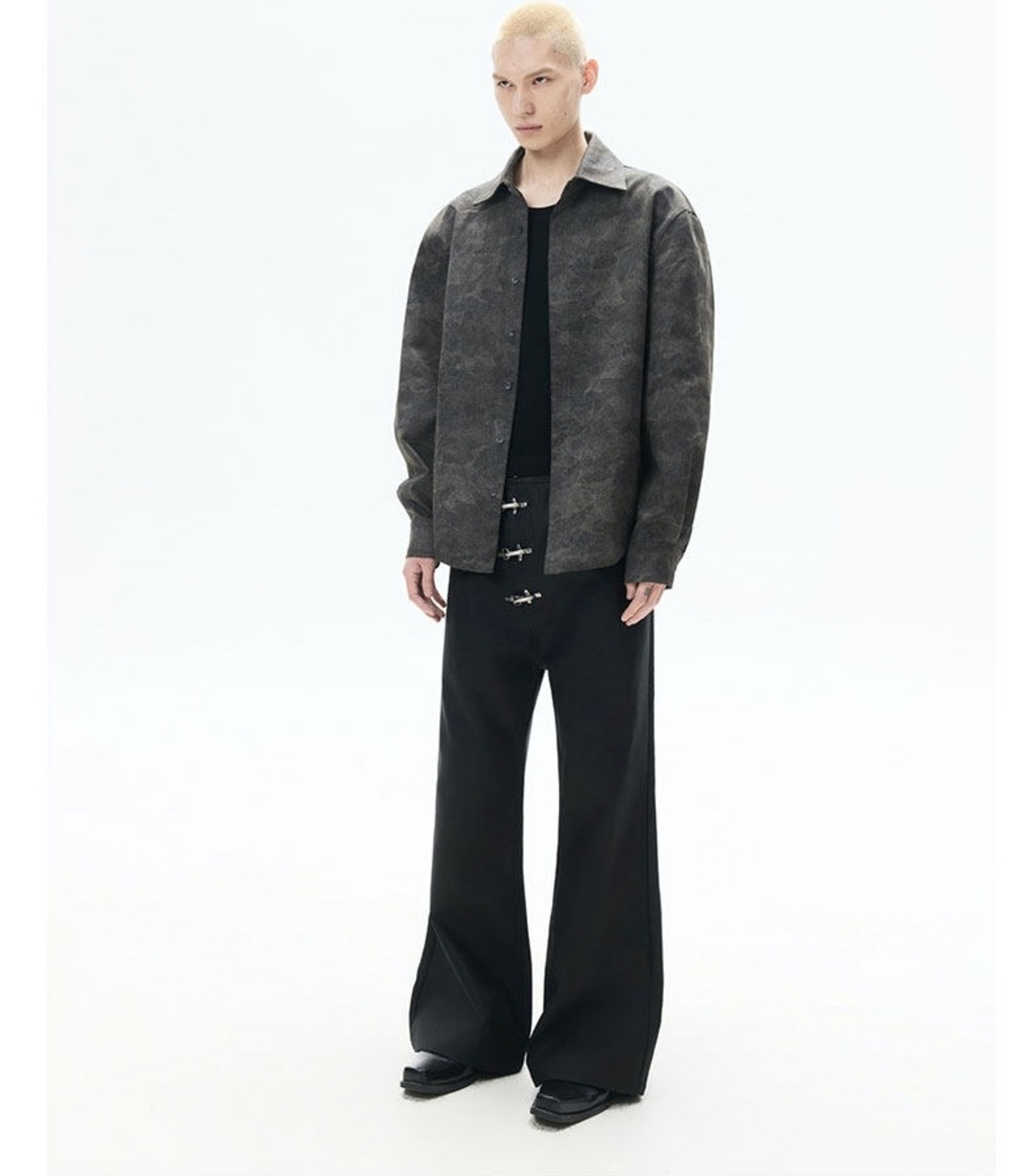 FRKM SCD 26SS ウォッシュ カモフラージュ ルーズシャツ