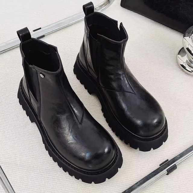 スターエンブレム ハイプラットフォームチェルシーブーツ D12245