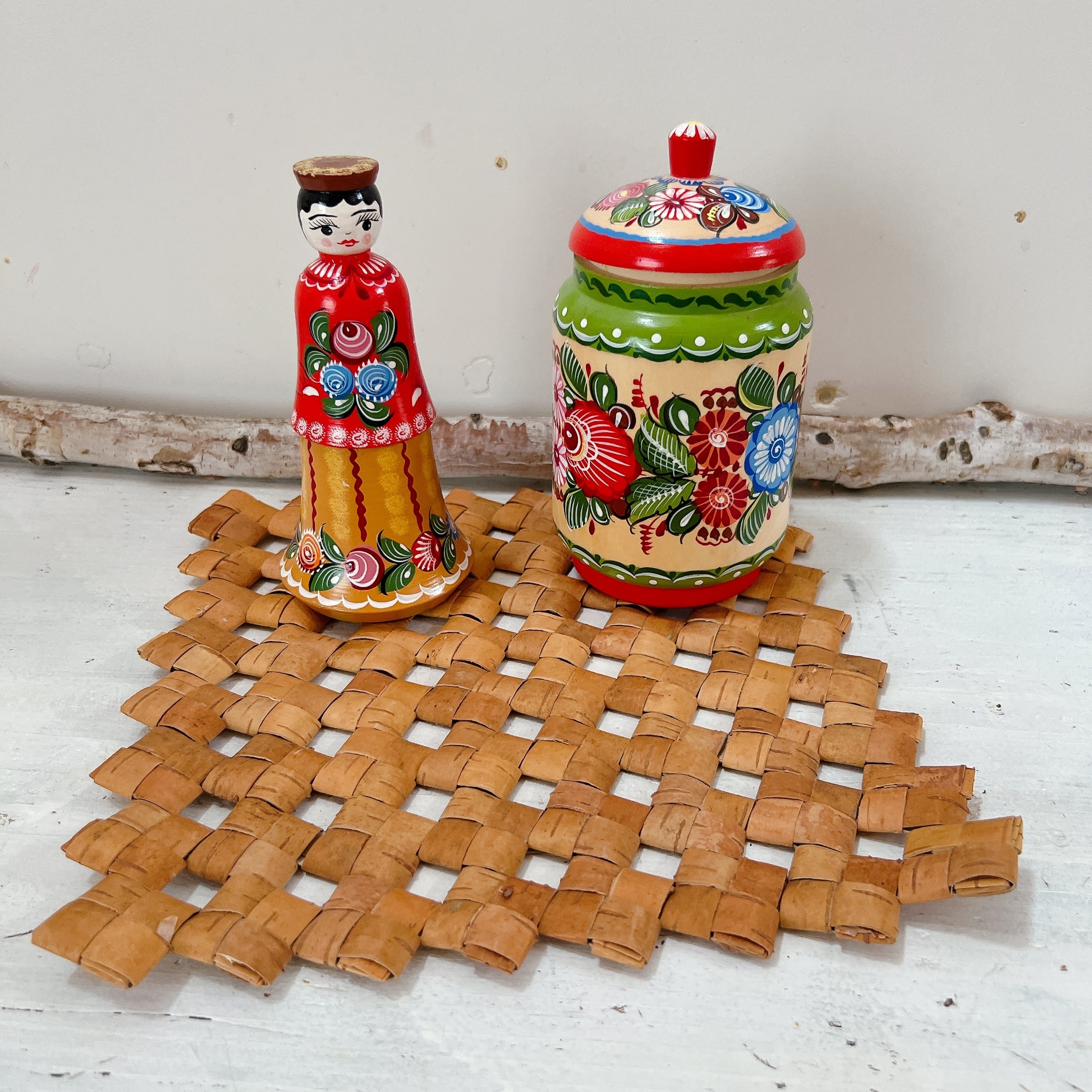 白樺樹皮のマット （大） BRB08 | yarumaruka