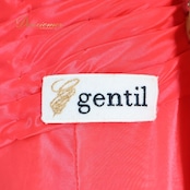 【社交ダンス衣装】ピンク gentil ジャンティ ワンピース ドレス フリル デモ 競技用 豪華 レース フロート ファー 赤 レッド