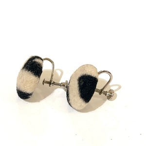 Cow design earrings