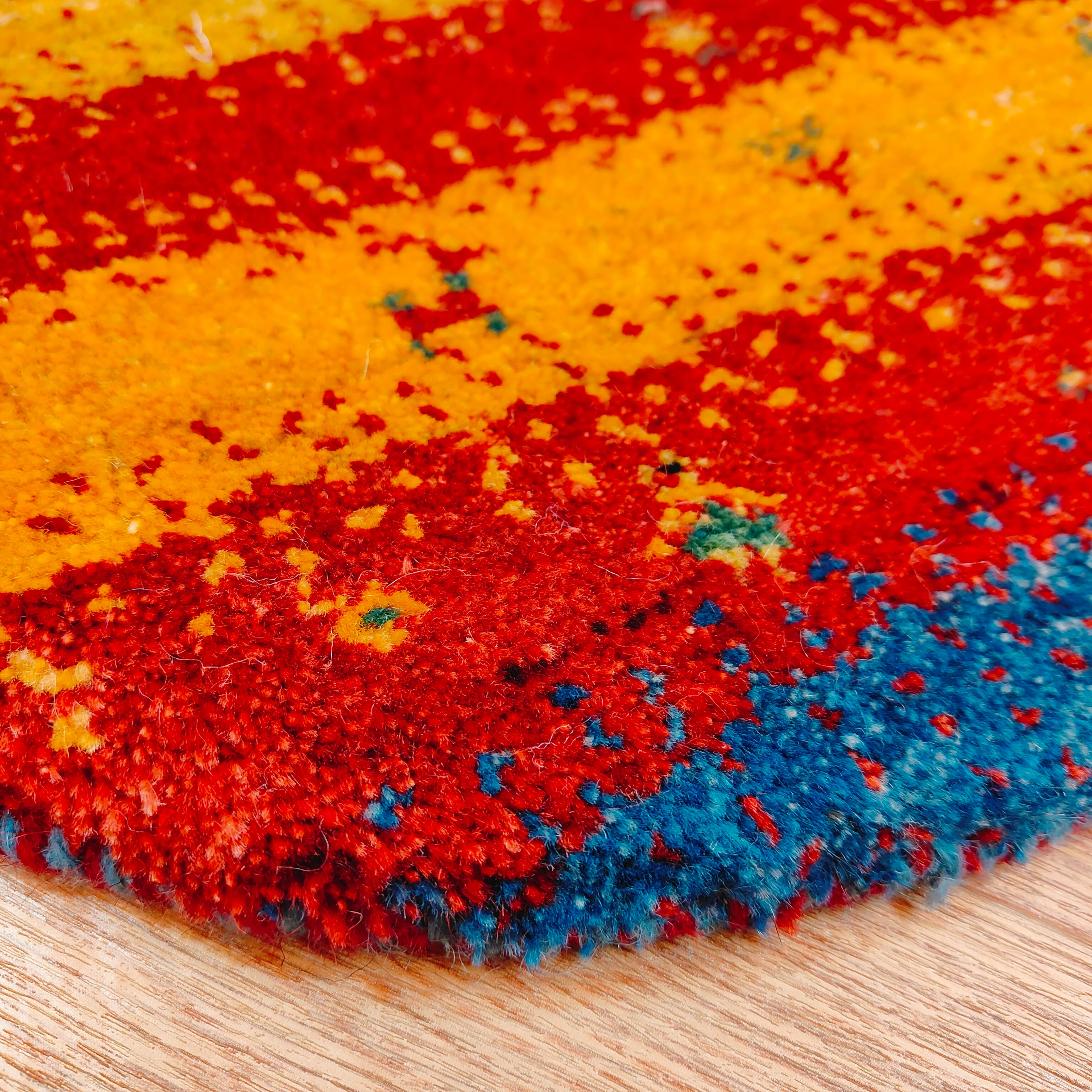 ギャッベ Made in Pakistan ギャッベ / Gabbeh 直径38cm | Sena Collection