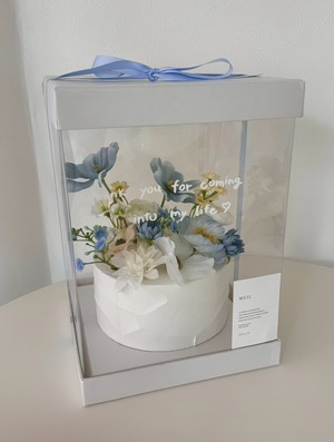 Fake cake box -flower- 01