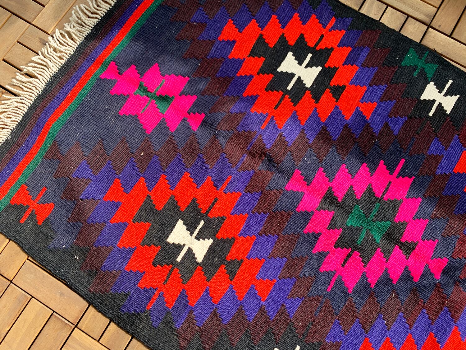 "LEWIS" Old Kilim Rug Spicelic