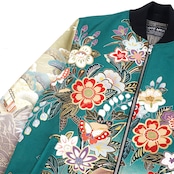 【BJK-M006】Ssize再構築リバーシブル着物ボンバー KIMONO REVERSIBLE BOMBER JACKET