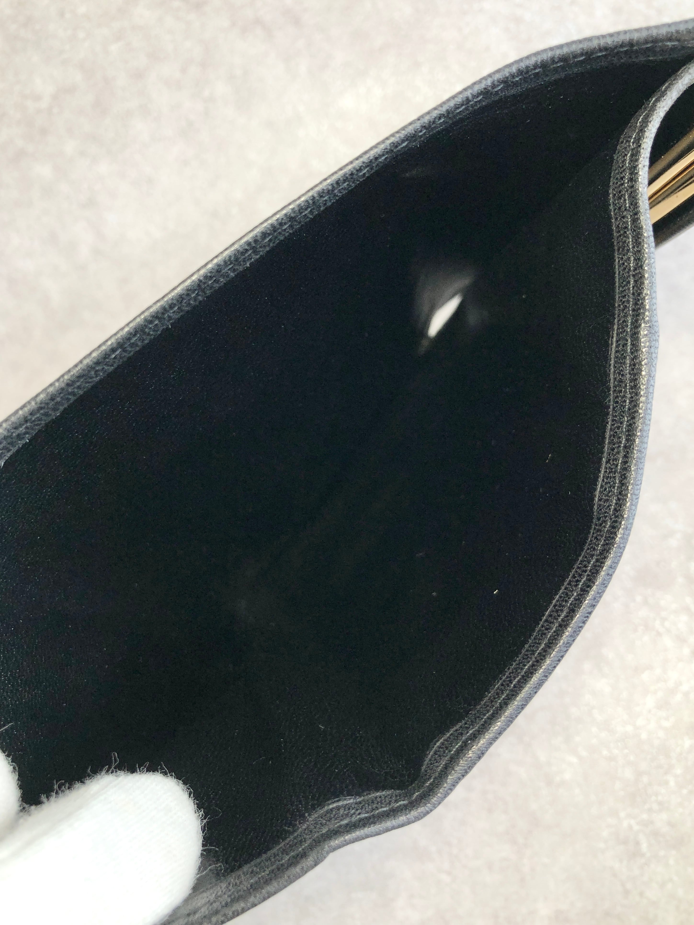 Yves Saint Laurent イヴ・サンローラン 財布 ブラック YSL レザー 3