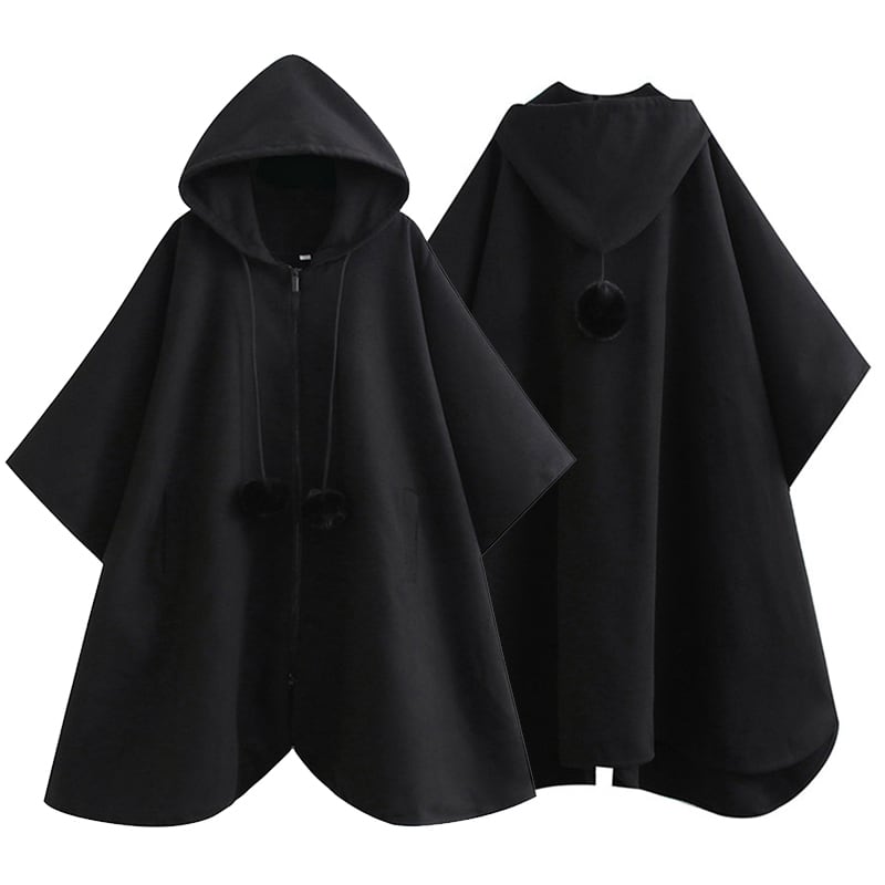 ♥冬の闇を纏うコート！【Opokシリーズ】☆マントコート☆ ユニ