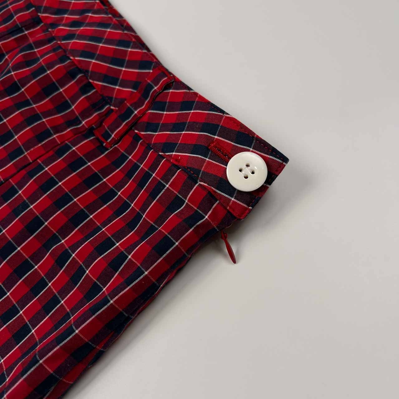 kappa カッパ ゴルフ ミニ スカート チェック柄 ストレッチ サイズ 9 /レディース/レッド×ネイビー