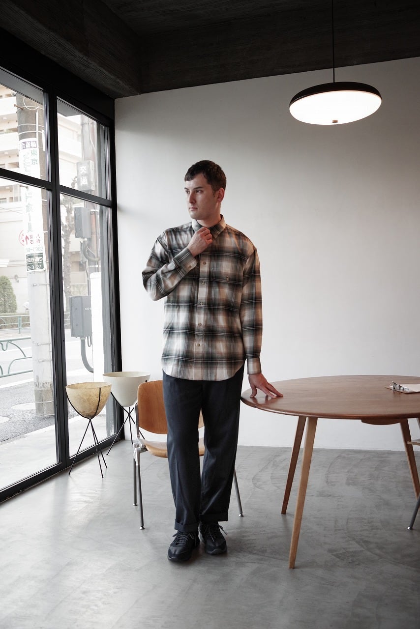 Cotton Chambray B.D. Check Shirt