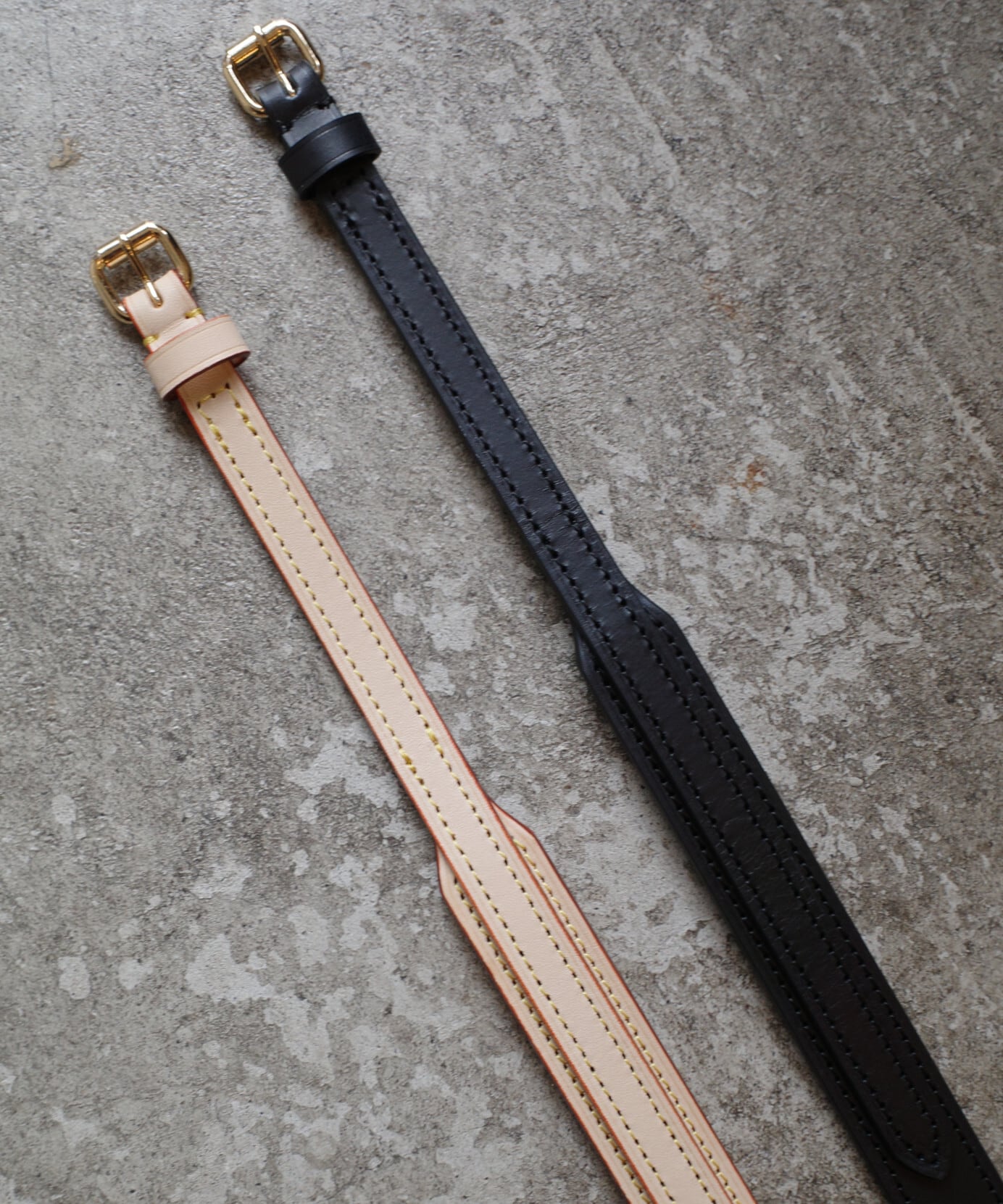 UNUSED 26SS ベルト UH0632 サイズ1 UNUSED / UH0632 LEATHER BELT(BEIGE) | AfterSchool (アフター