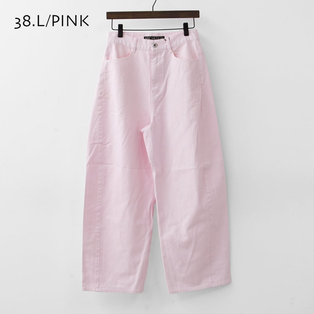 MICA&DEAL [マイカアンドディール] twist color denim pt [0126203121