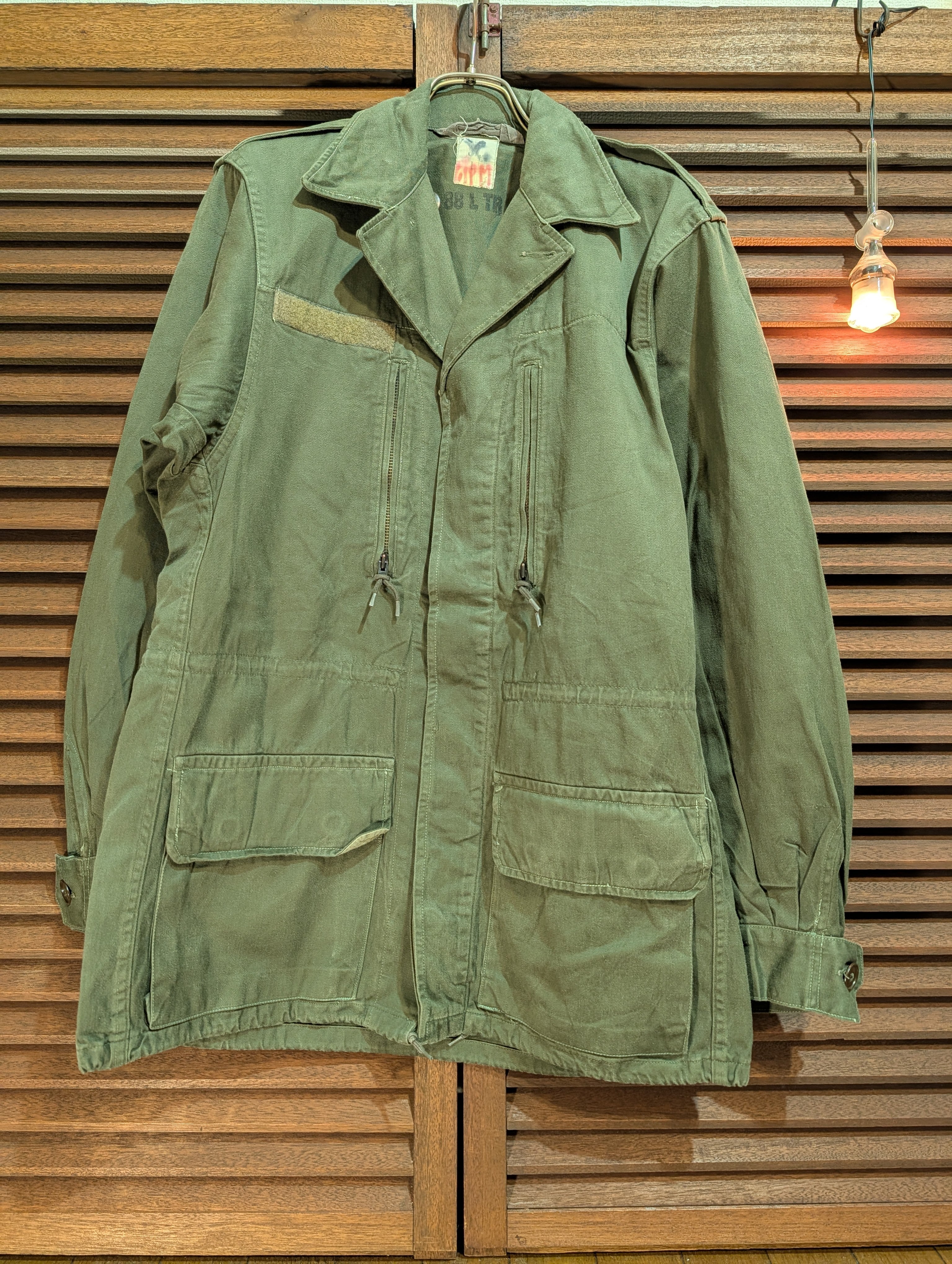 60s 1968 France Military M-64 Field Jacket 88L