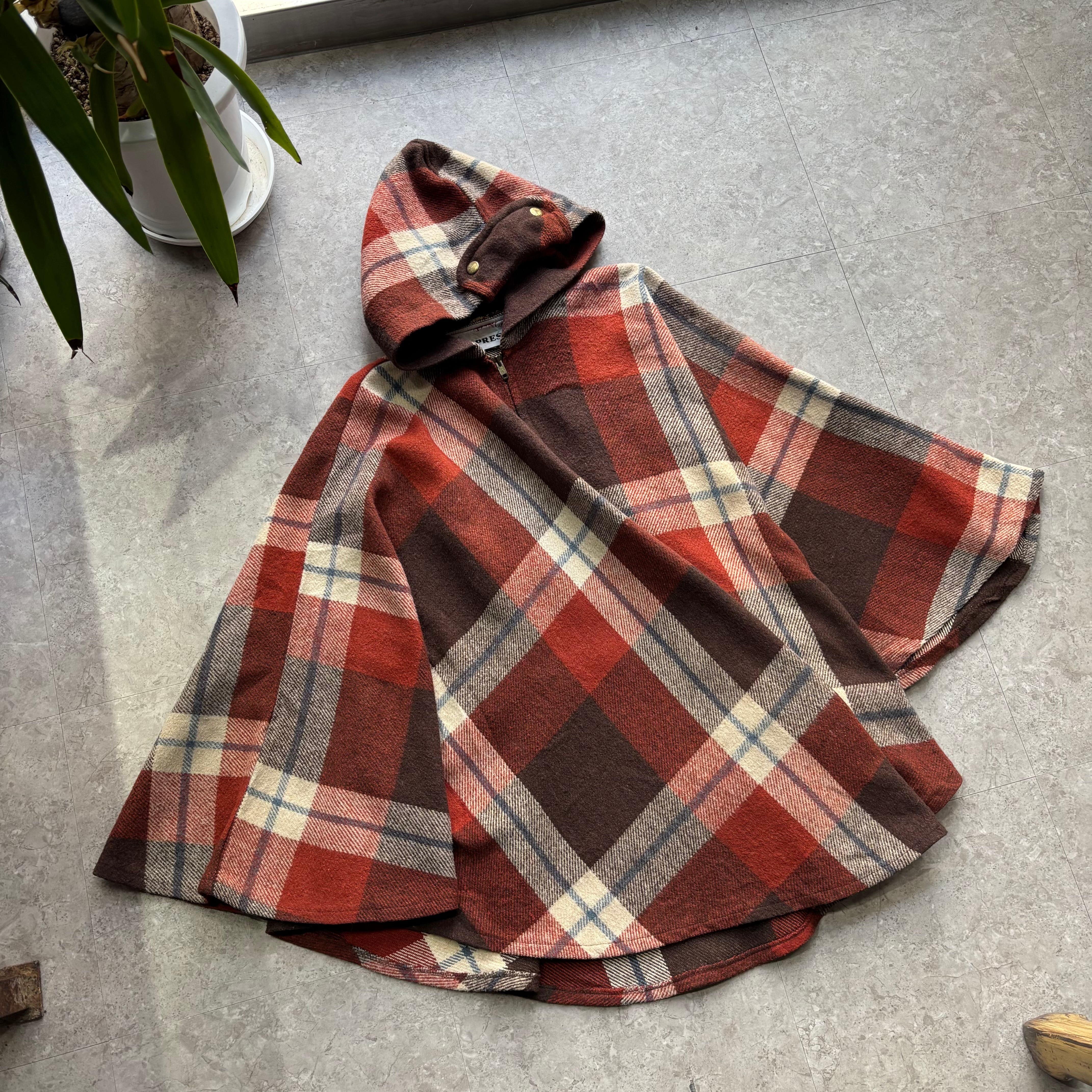 70~80s CAPR-PONCHO EXPRESS wool poncho【仙台店】