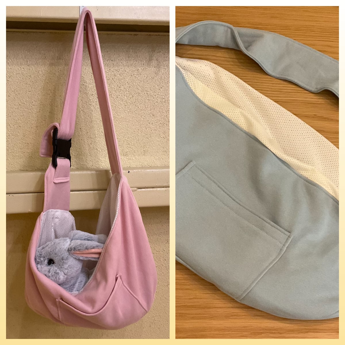 【ひー】うさ耳 抱っこひも 再入荷あり♪】うさぎ用スリング＆抱っこ紐 | うさぎセレクトショップ森音