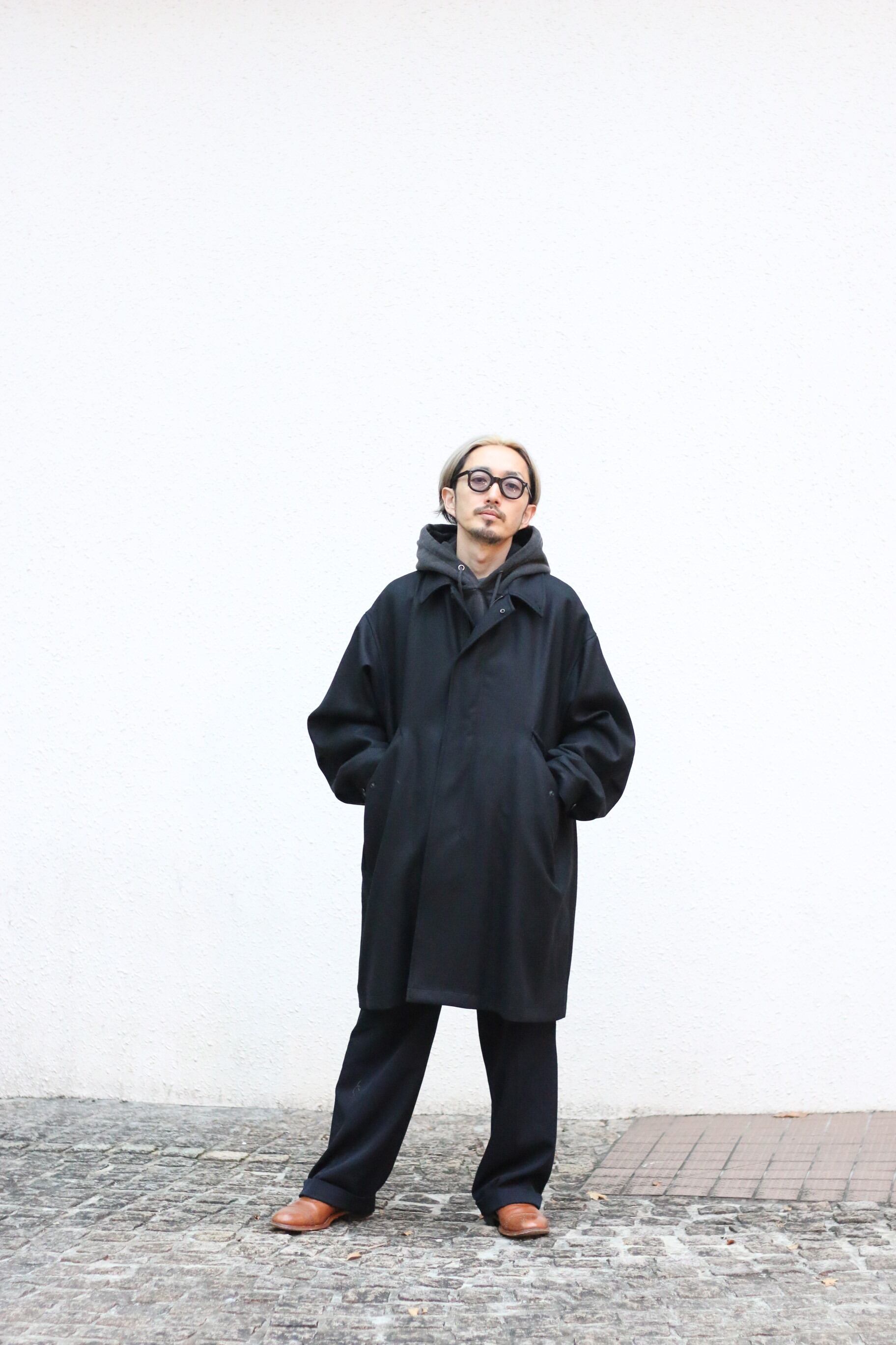 ULTERIOR］SUPER FINE LIGHT MELTON B/C FIELD COAT | ICONS