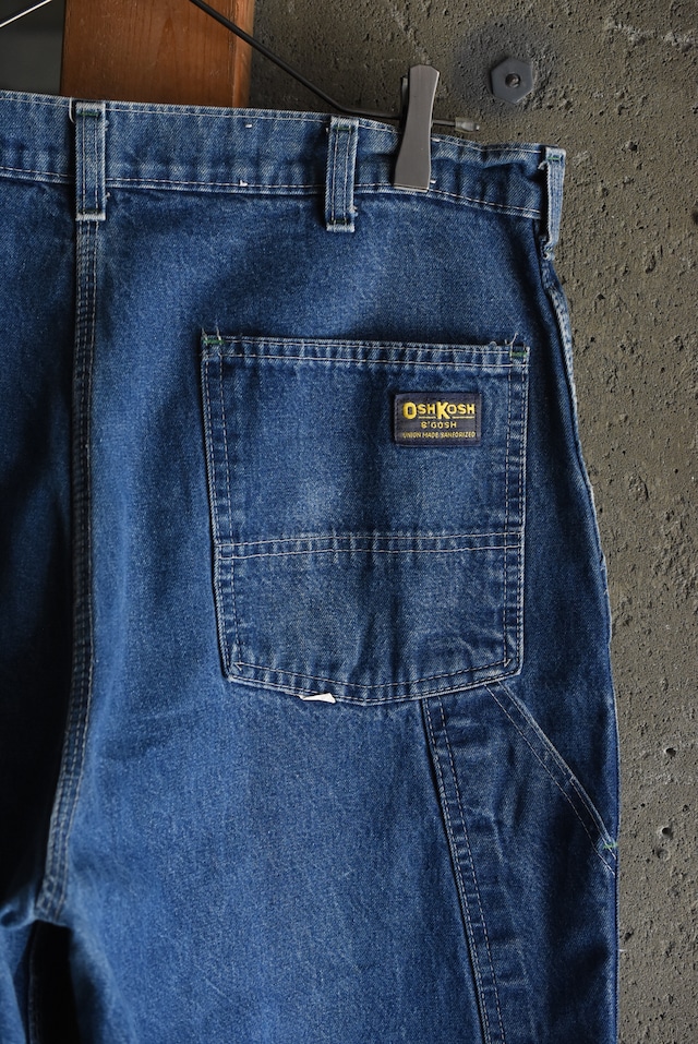OK/60-70's "OSH KOSH" denim painter work pants