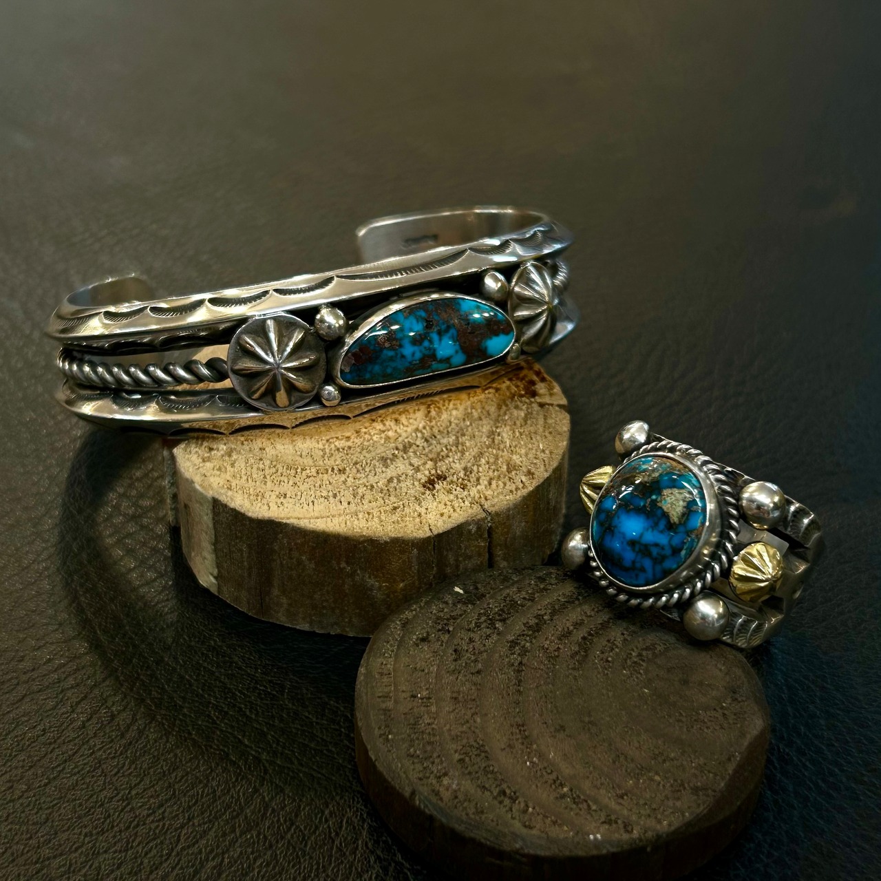 ハーマンスミス(HermanSmith) ビズビーターコイズバングル - 6