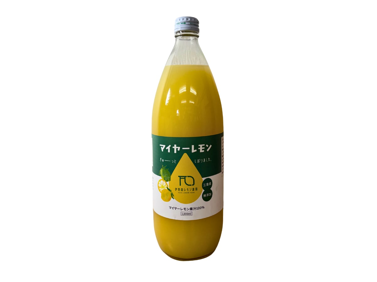 たっぷり使える｜三重県産マイヤーレモン100%果汁 1000ml | 伊勢路