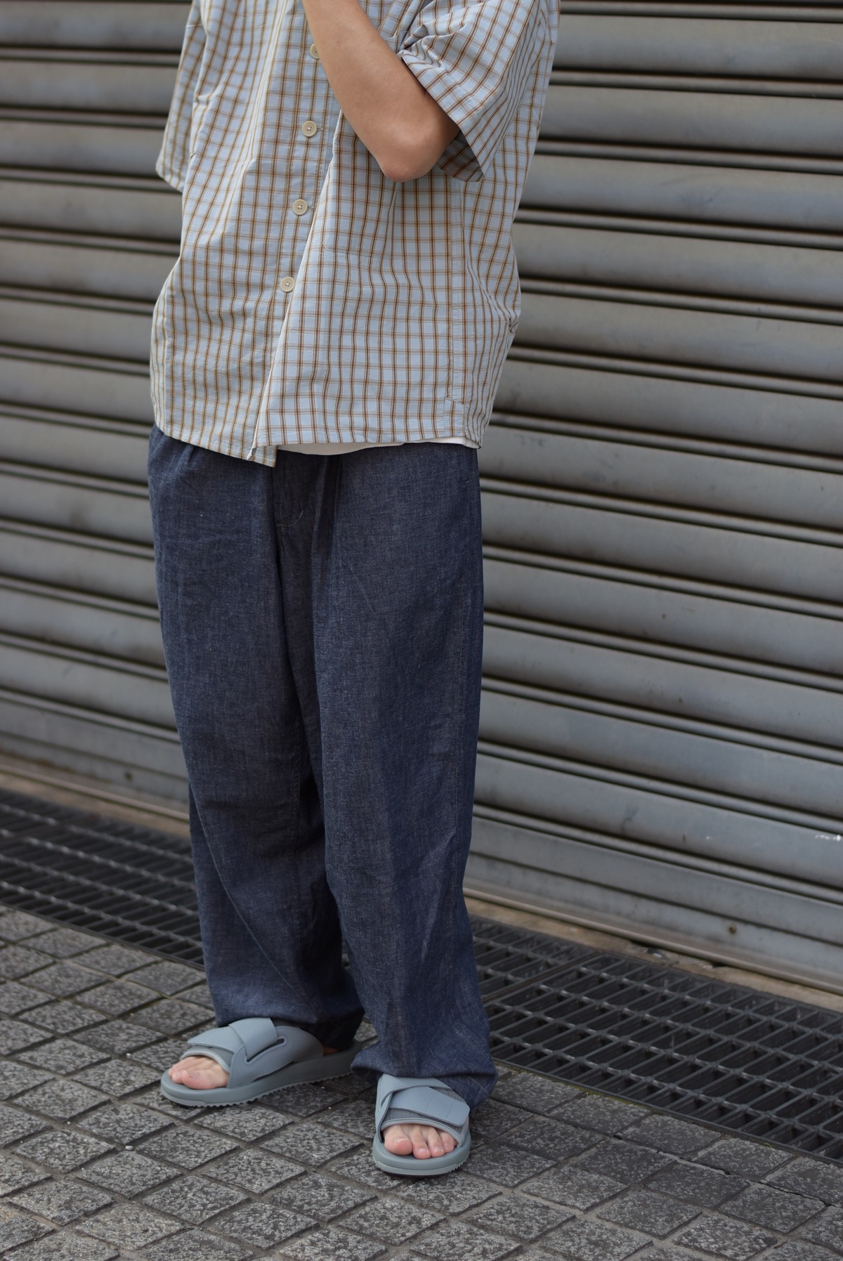 ORDINARY FITS】TUCK WIDE TROUSER/DENIM | theater(シアター)