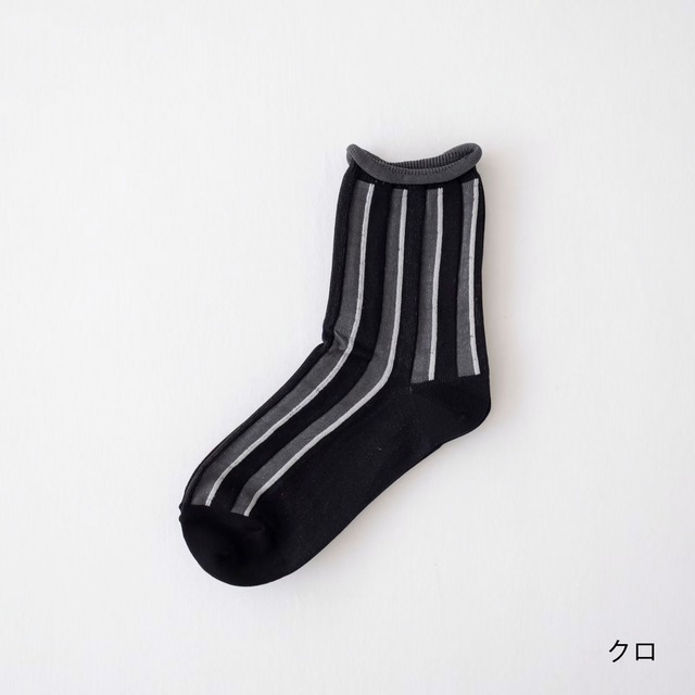 プリット prit シアーストライプソックス(P02561)全3色