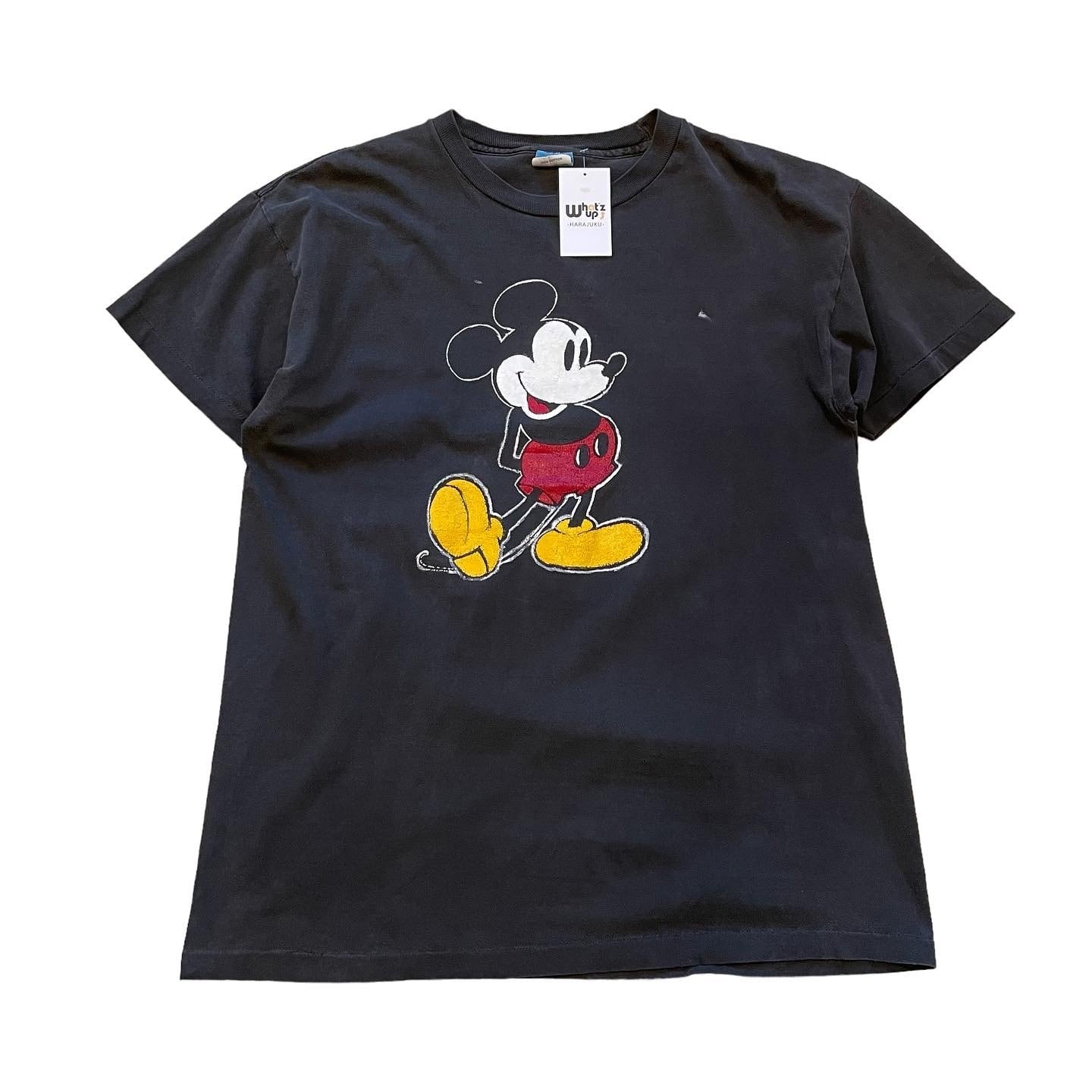 80s Mickey Mouse hand paint(?) T-shirt | What'z up