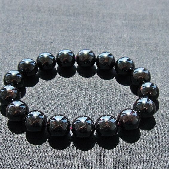 ガーネット ブレスレット 12mm 一点物 メール便可 [M便 1/10] 111-41440