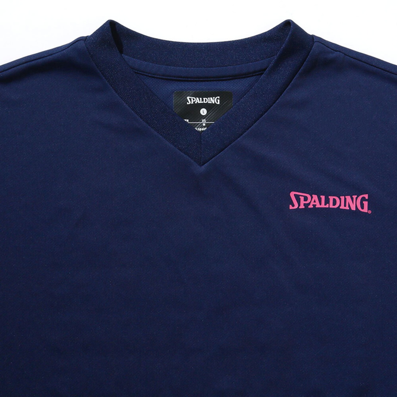 【SPALDING】バレーボールTシャツ スポルディングアイコン ネイビー
