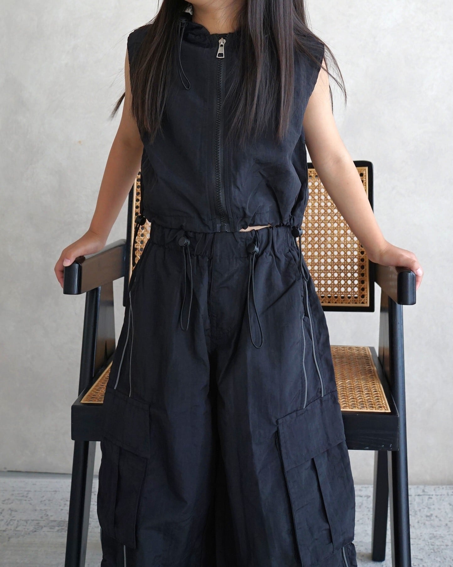 Zip-Up Hooded Vest
