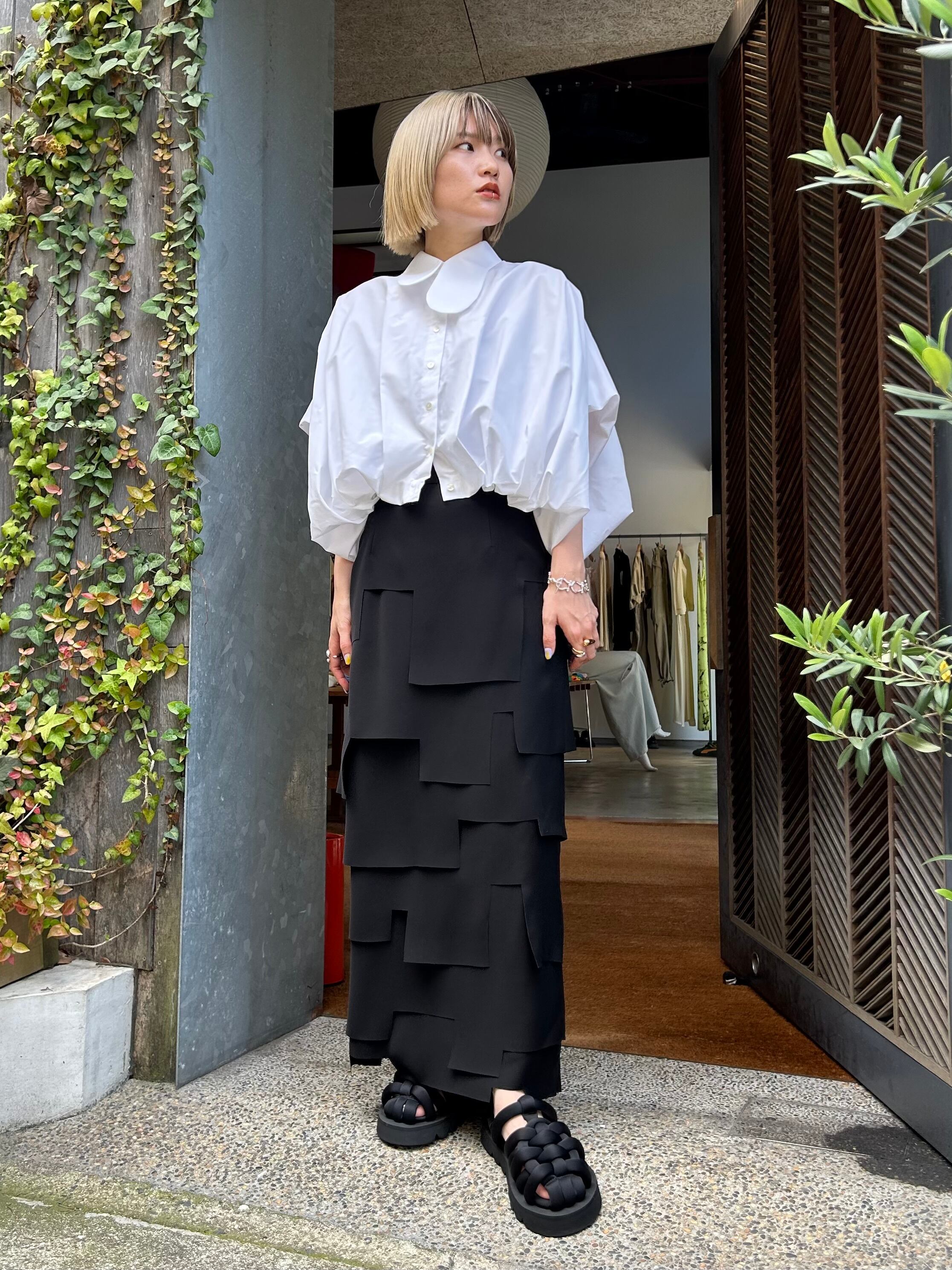 シートーキョー shetokyo キュロットスカート Gabriel ネイビー きっす