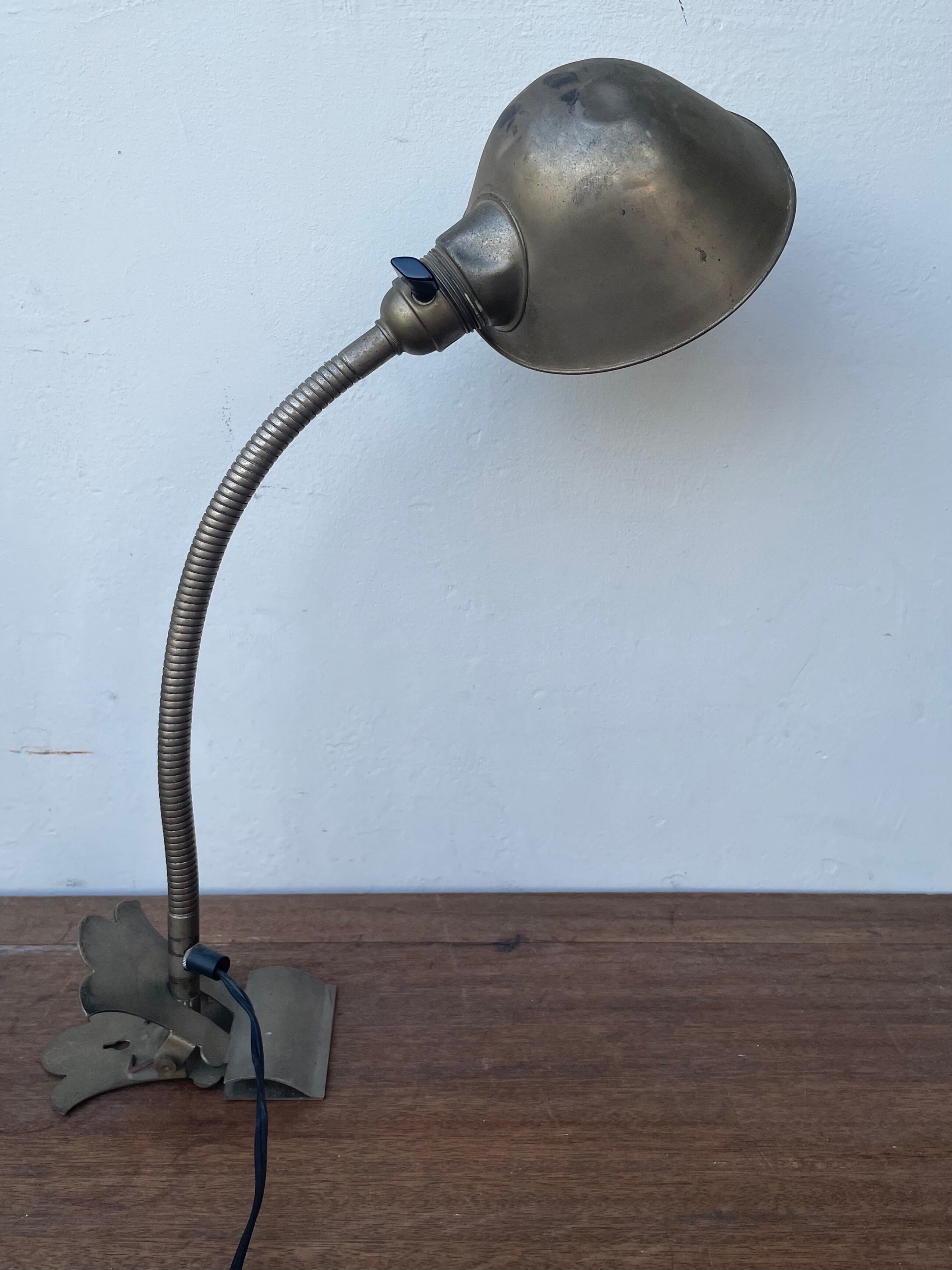 フランス アンティーク クリップ ライト デスク ランプ