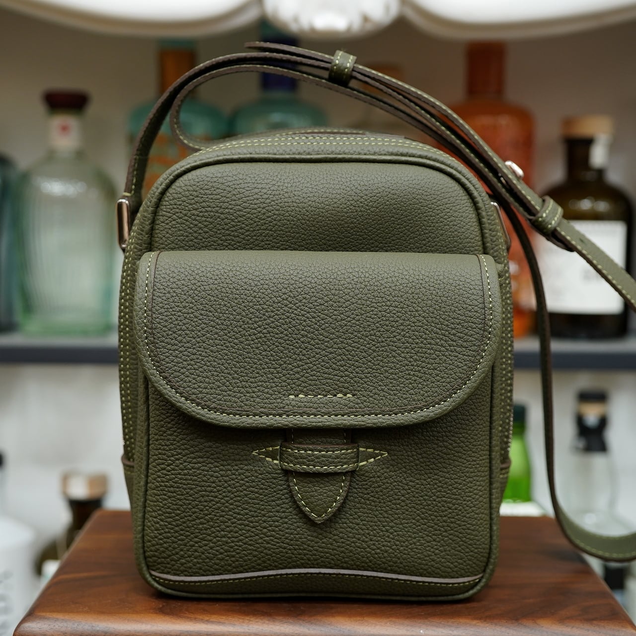 ル・ボナー オブレ・シュランケンカーフ オリーブ