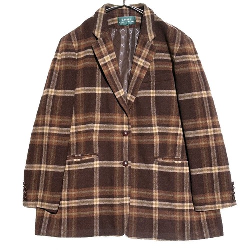 [Ralph Lauren] Vintage Lambswool Tailored Jacket [1990s-] Vintage Wool Jacket