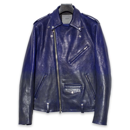 【予約商品】【STRUM ストラム RIDERS JACKET ライダースジャケット】JOEY/フルベジタブルタンニン鞣し イタリアン シュリンクダブルショルダー 燃焼製品染め+ステイングラデーション加工/ダブルライダース【送料無料】【2027年3月~4月頃お届け予定】