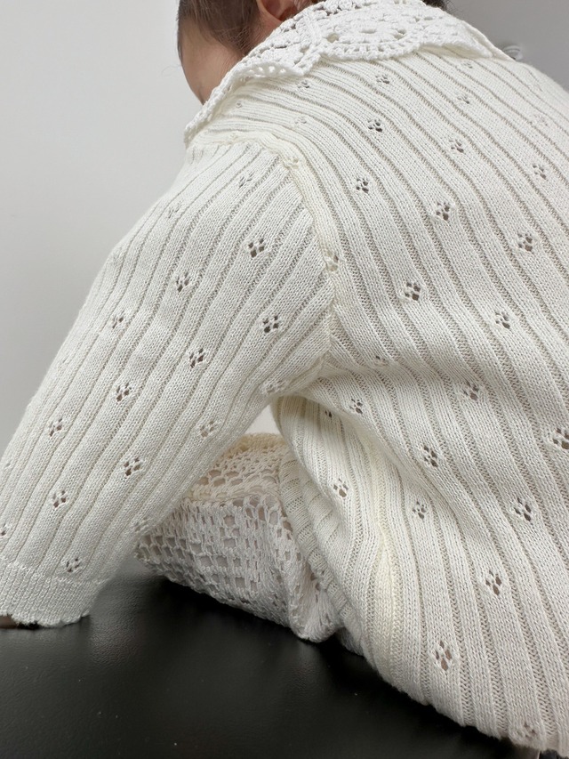 1986 openwork knitting tops