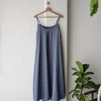 シャンブレーボリュームキャミソールワンピース／A HOPE HEMP