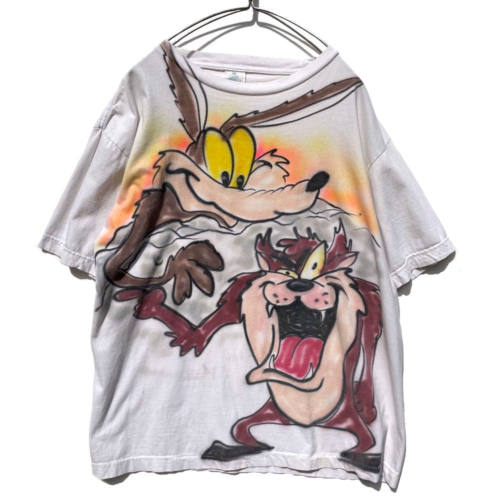 Looney Tunes [Looney Tunes] Vintage Spray Art Hand Painted T-Shirt [1990s-]  Vintage T-Shirt | beruf