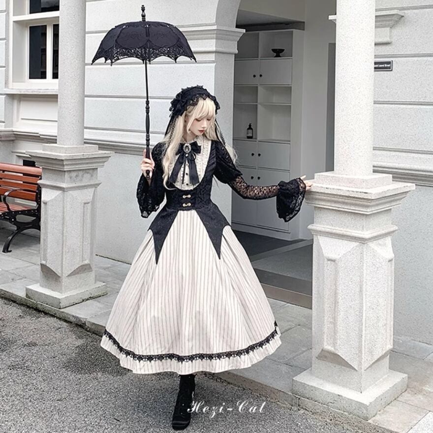 アンドロミオ 豪華絢爛ジャンパースカート サックスブルー andromeo